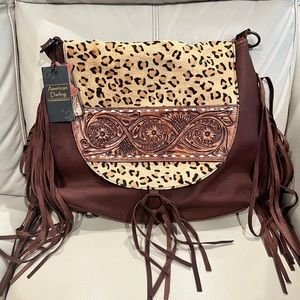 NWT American Darling Leather Conceal Carry Bag.
